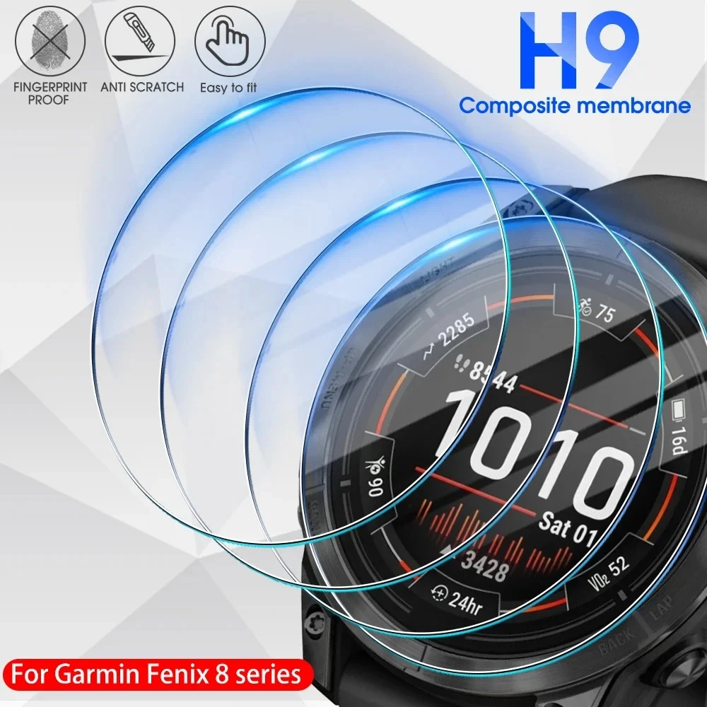 1/5 шт. 9H HD закаленное стекл – обзор и цена Smartwatch Screen Film