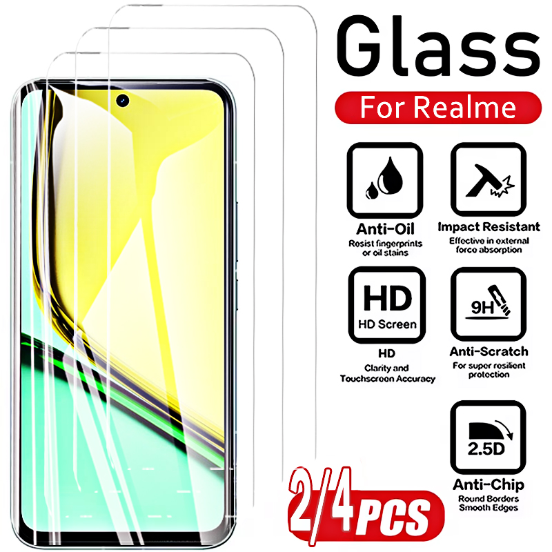 2/4 шт. переднее закаленное ст – обзор и цена Realme C67